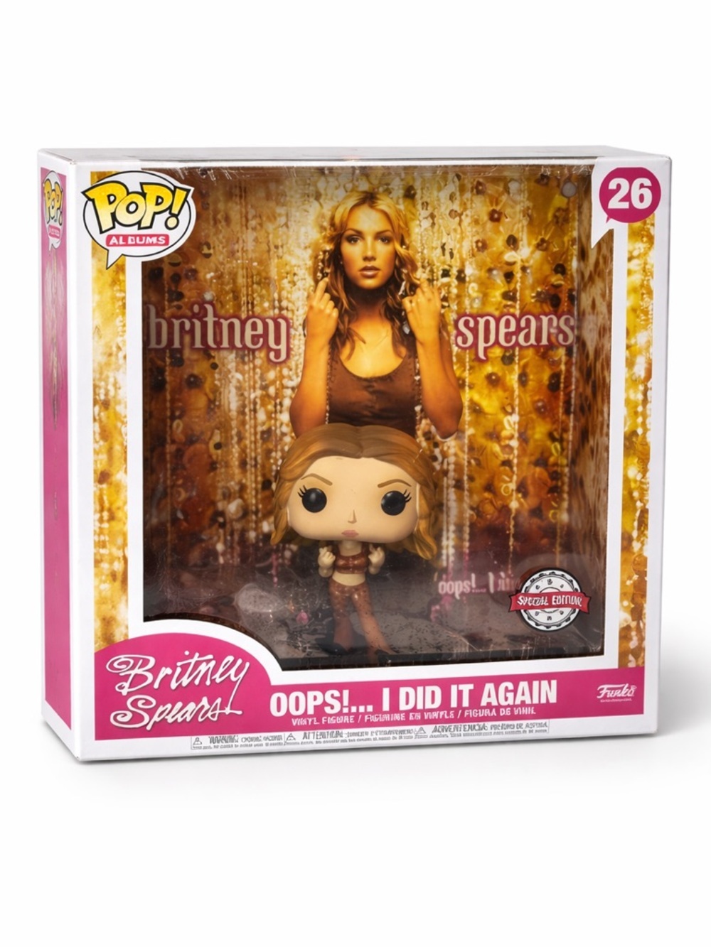 โจ Funko Pop Albums Britney Spears Oops! I Did It Again #26 Special Edition NIB โจ